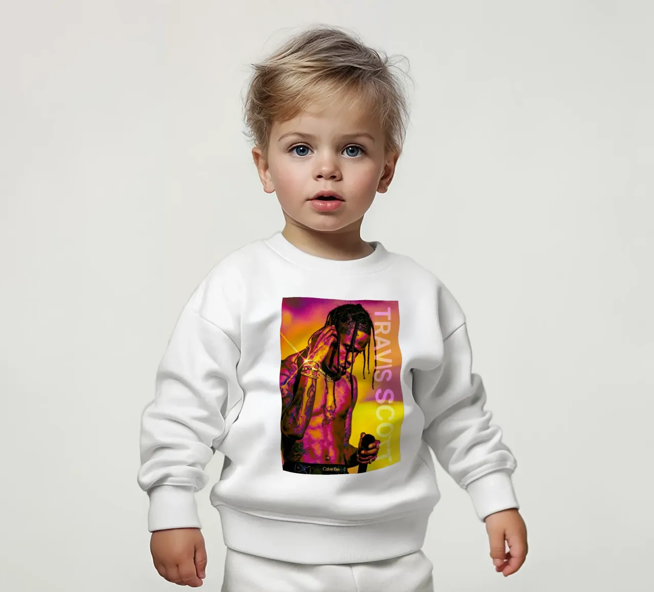 Travis Scott hip-hop felpa neonato da Lembayung art