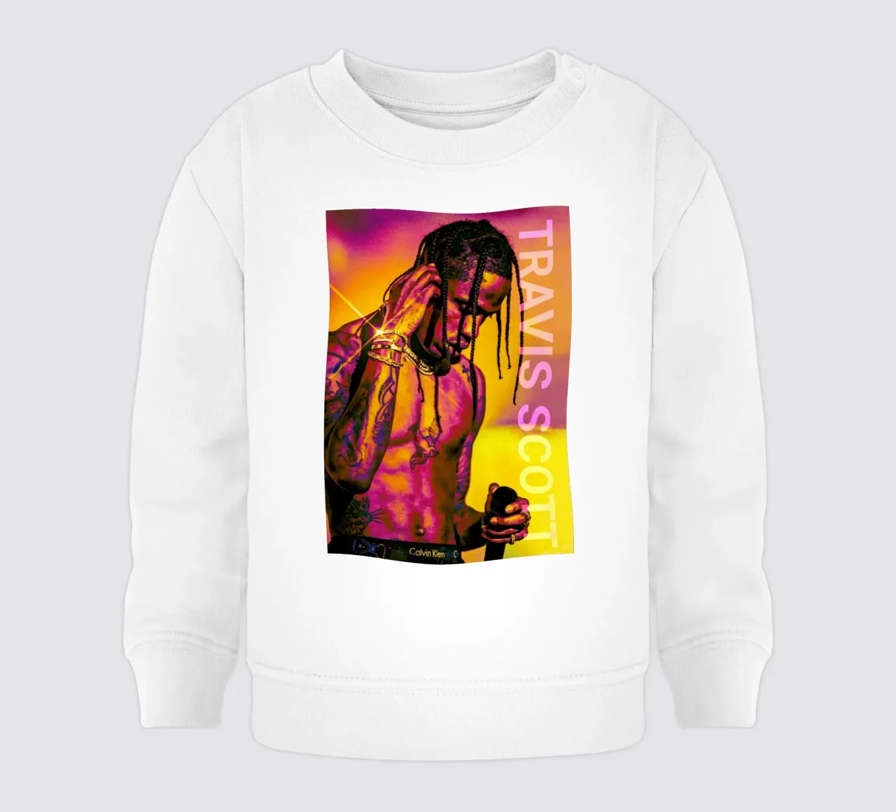 Travis Scott hip-hop felpa neonato da Lembayung art