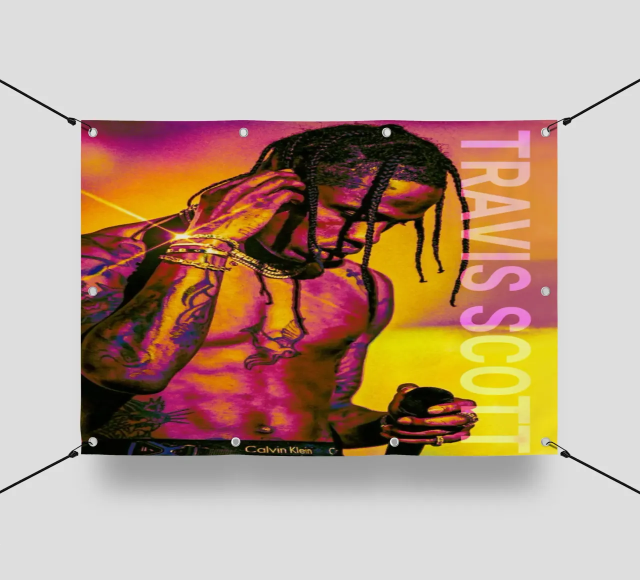 Travis Scott hip-hop telo in pvc da Lembayung art