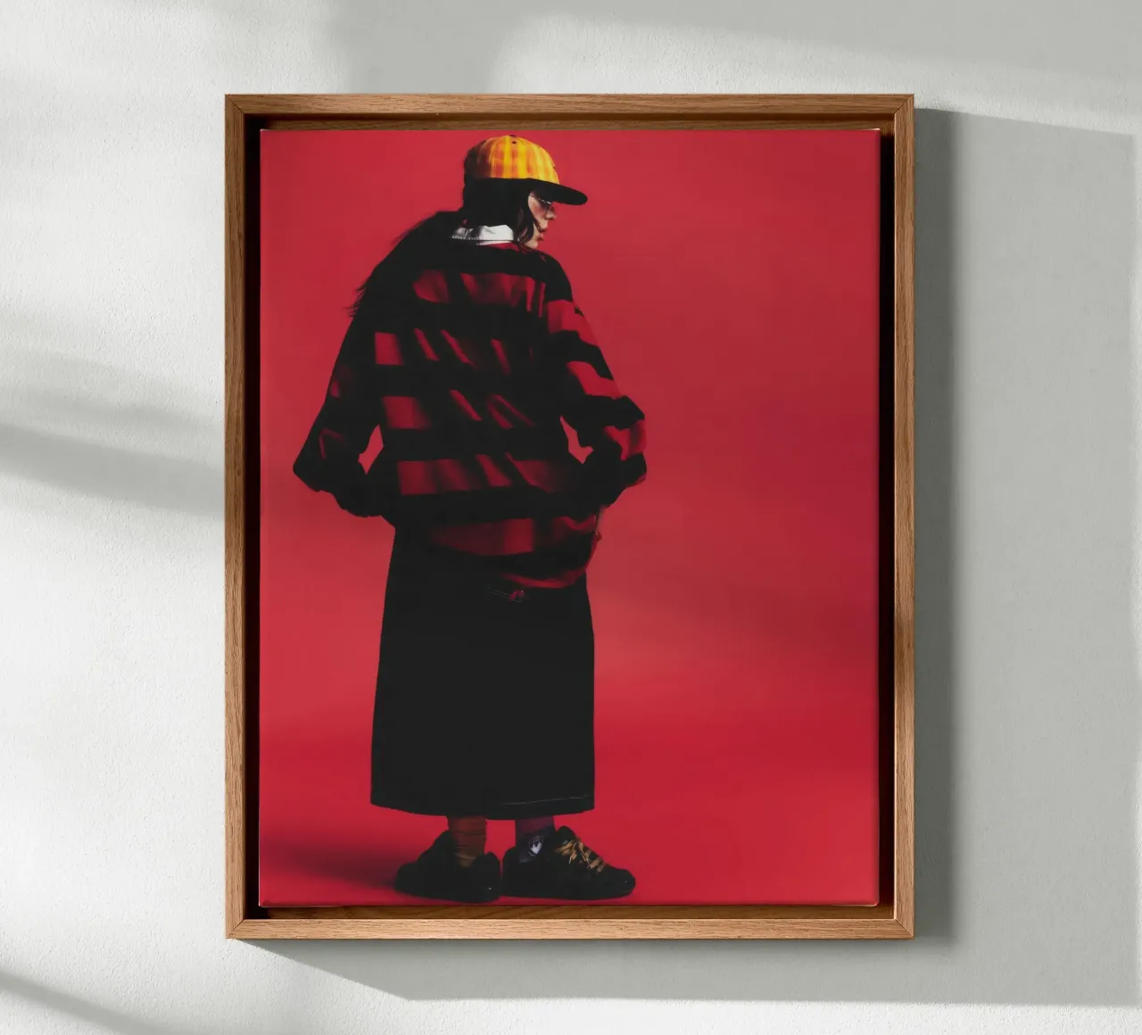 Billie eilish 055 canvas met Baklijst van AudioLibrary
