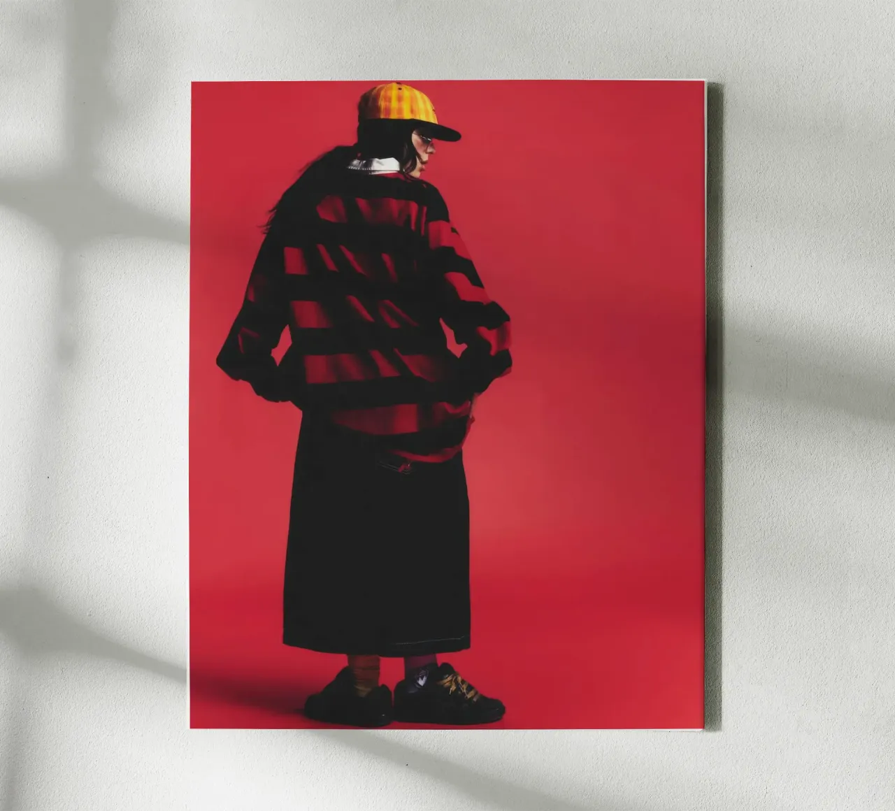 Billie eilish 055 canvas met Baklijst van AudioLibrary