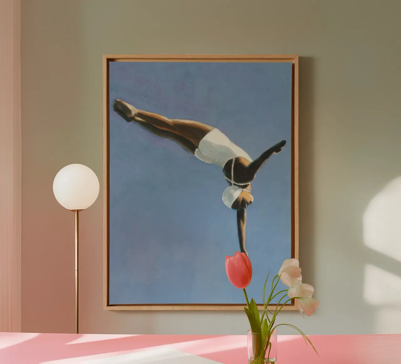 Diving canvas by Wallace