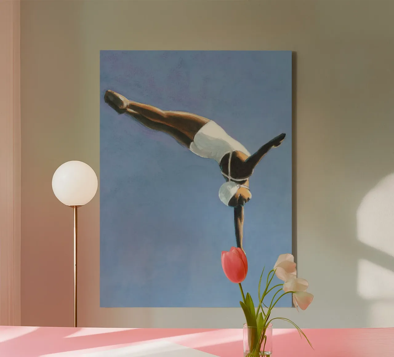 Diving canvas by Wallace