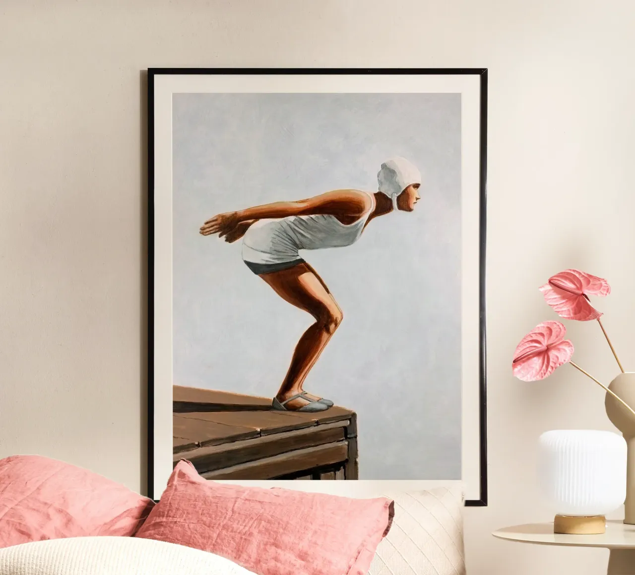 George Hoyningen-Huene II poster con telaio in plastica da Wallace