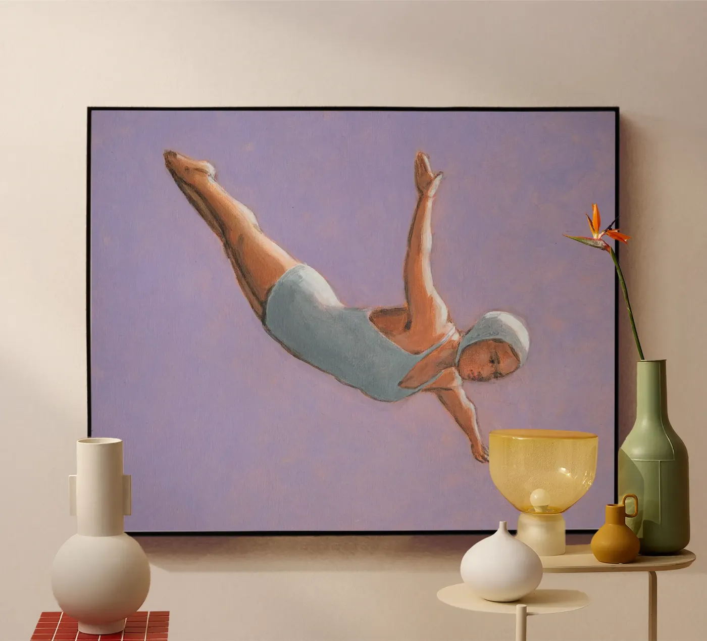 Lavande Haut Plongeur plexiglas de Wallace