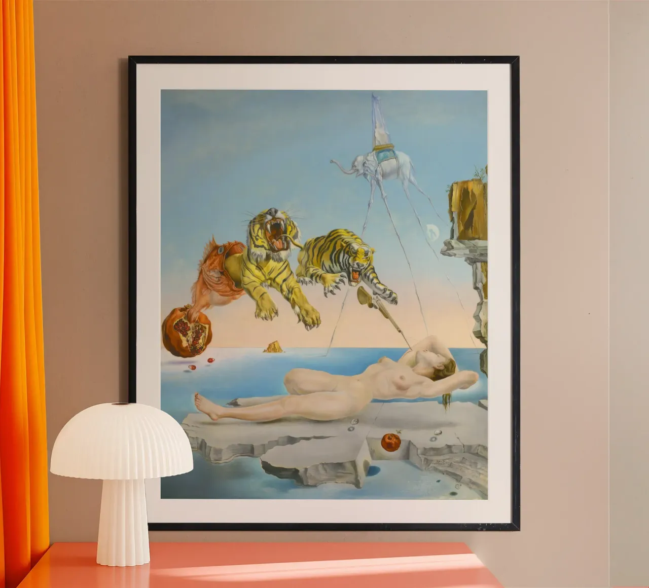 Sogno causato poster con telaio in plastica da Rayretr