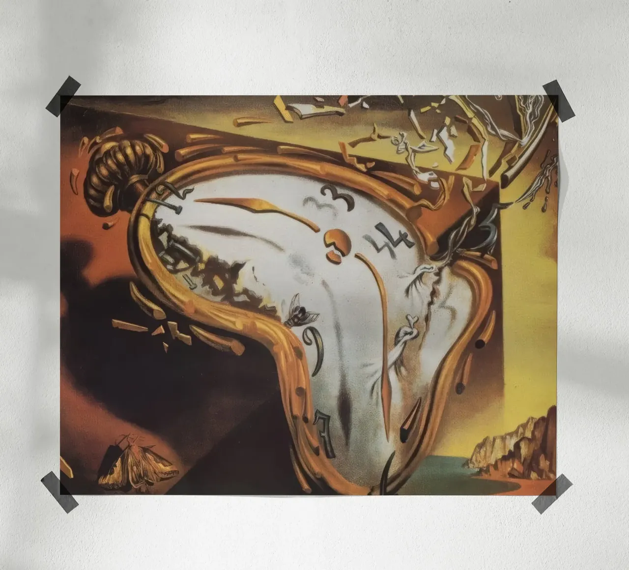 Les Montres Molles - Salvador Dalí poster da Rayretr