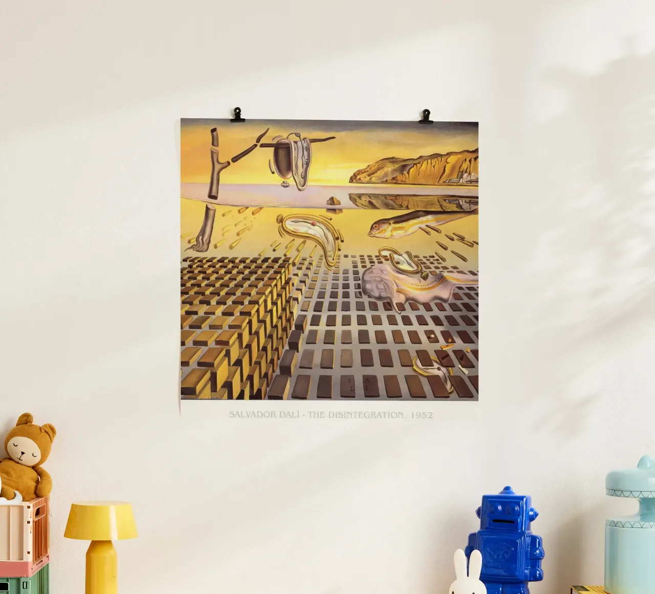 Salvador Dali Der Zerfall der Memo Persistenz Poster von Rayretr