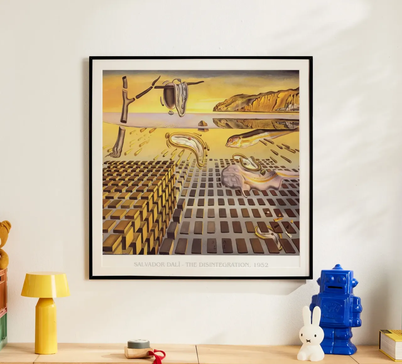 Salvador Dali Der Zerfall der Memo Persistenz Poster von Rayretr