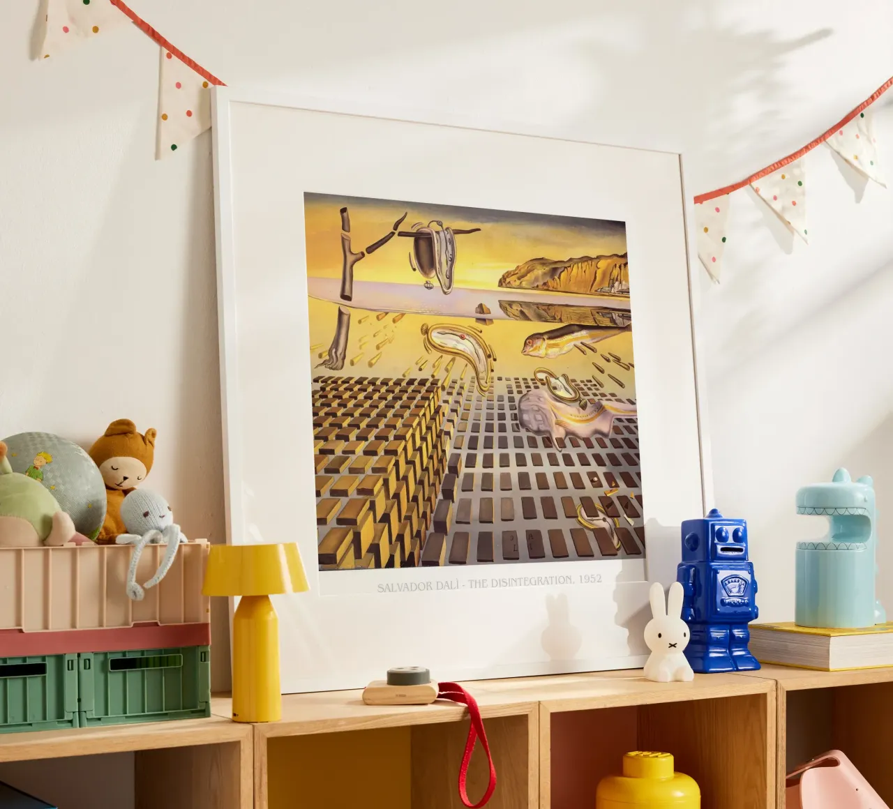 Salvador Dali Der Zerfall der Memo Persistenz Poster von Rayretr