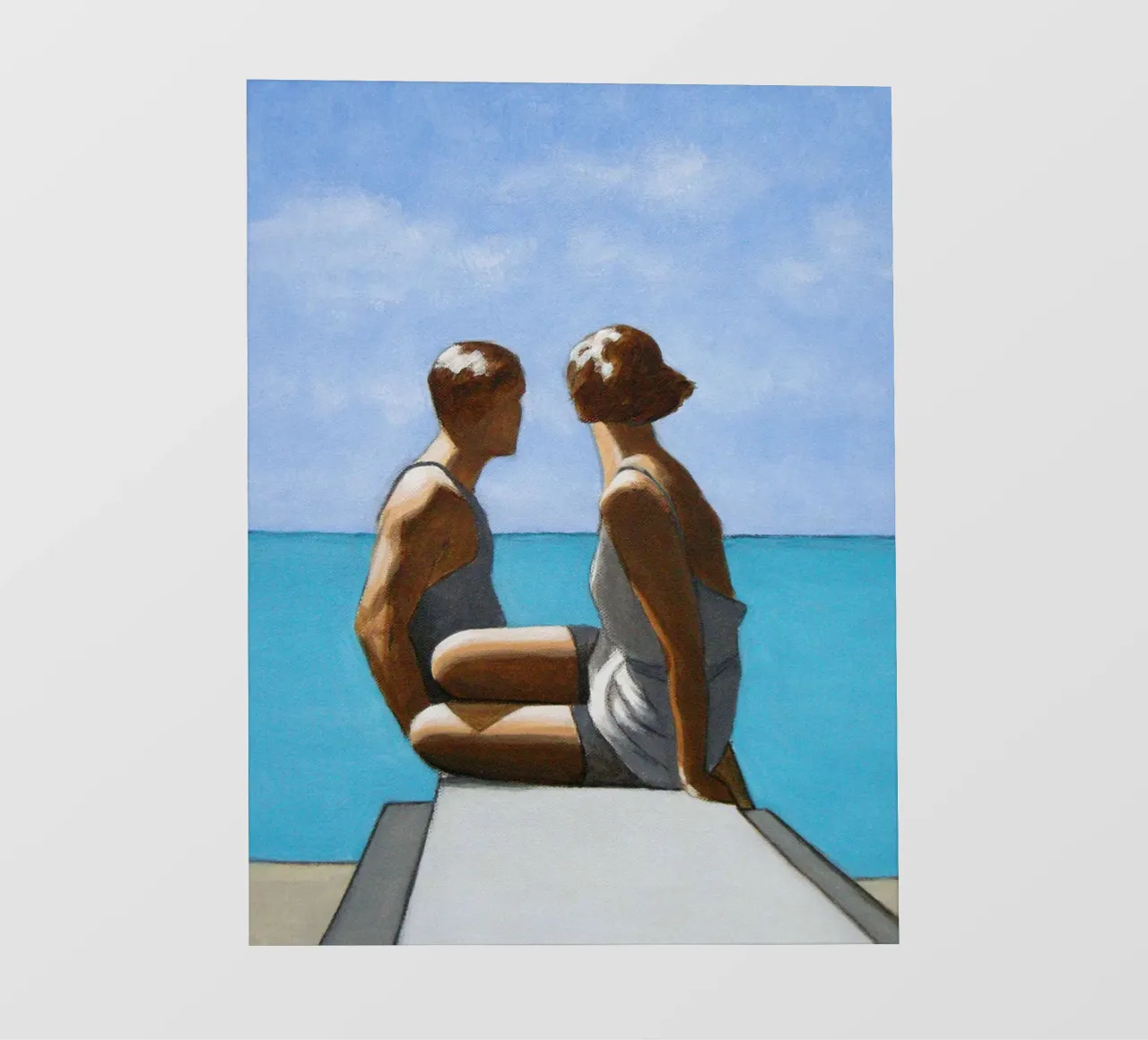 I bagnanti secondo George Hoyningen-Huene telo in pvc da Wallace