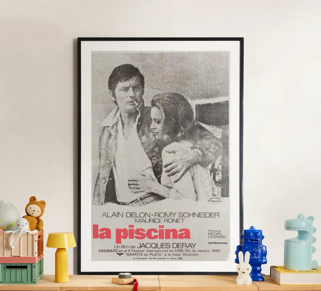 La Piscine Original 1969 Argentine Movie Poster poster da Queenshop