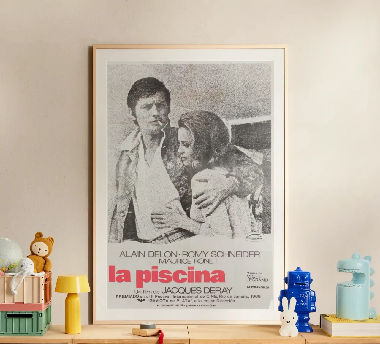 La Piscine Original 1969 Argentine Movie Poster poster da Queenshop