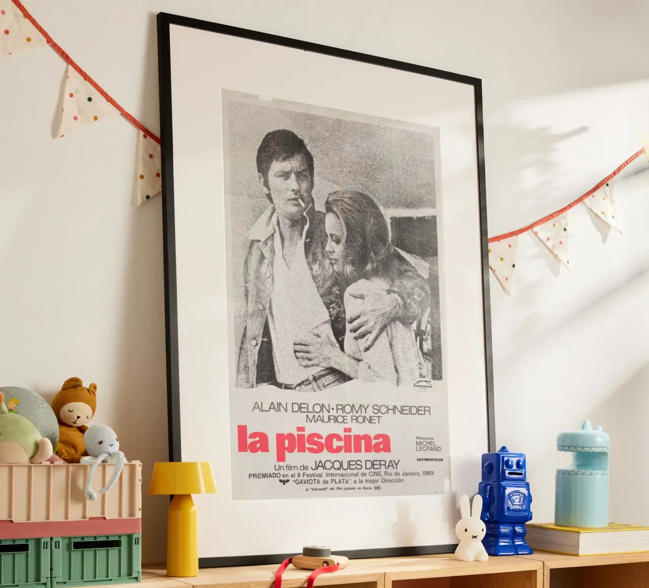 La Piscine Original 1969 Argentine Movie Poster poster da Queenshop