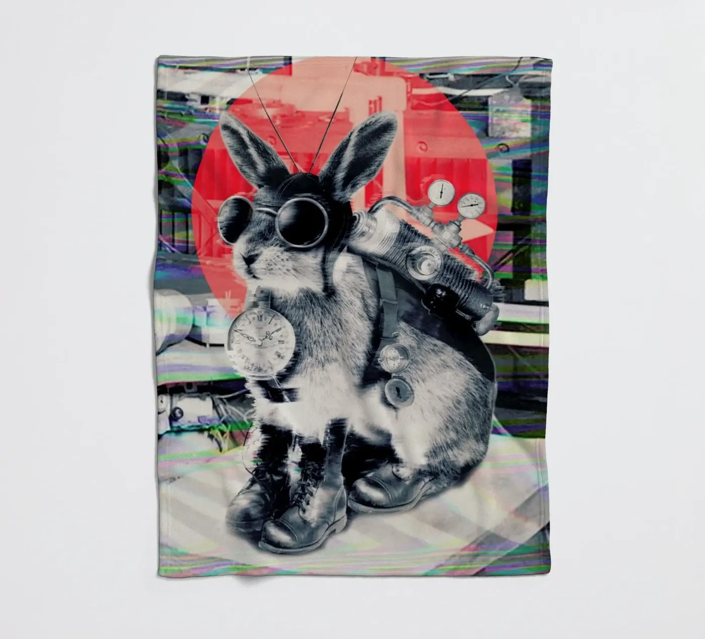 Time traveller coperta in pile da Ali Gulec