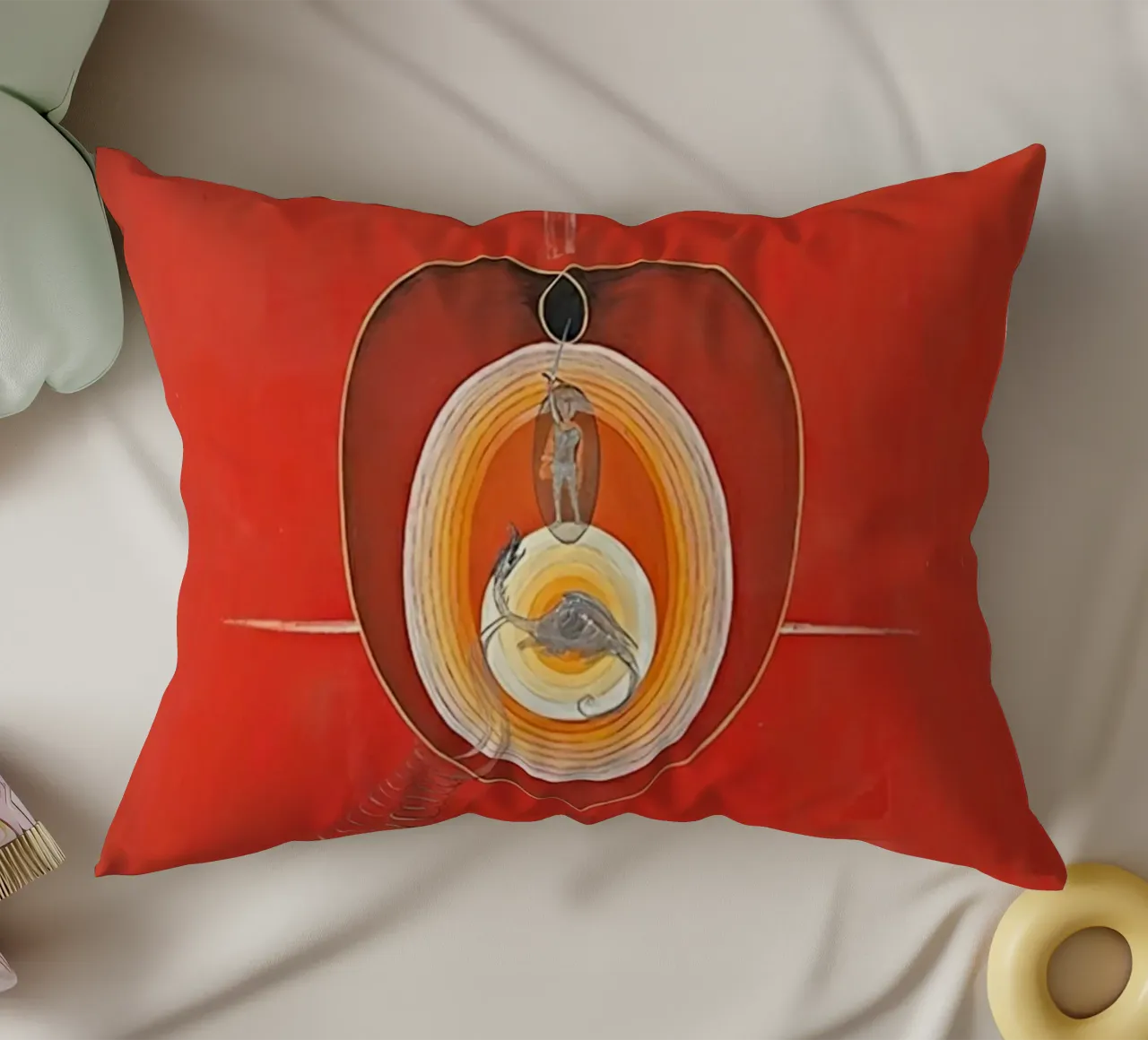 Hilma af Klint - La Colomba n. 08 Gruppo IXUW n. 32 cuscino da William Store