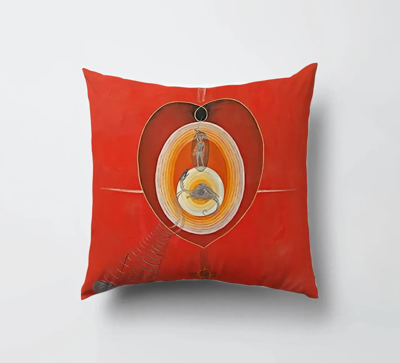 Hilma af Klint - La Colomba n. 08 Gruppo IXUW n. 32 cuscino da William Store