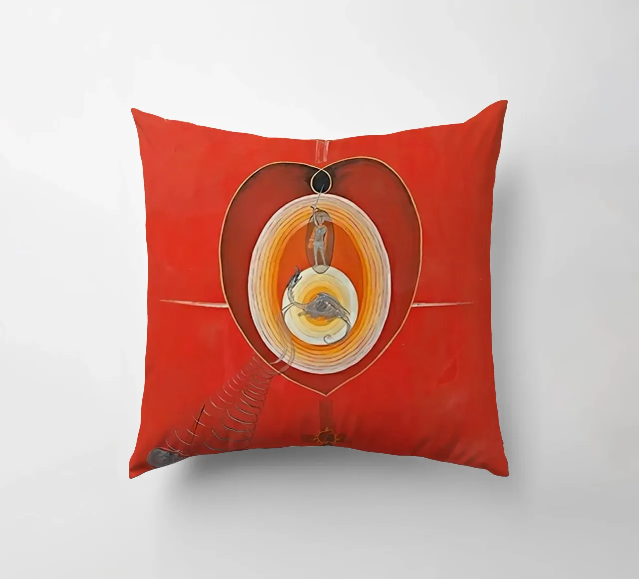 Hilma af Klint - La Colomba n. 08 Gruppo IXUW n. 32 cuscino da William Store