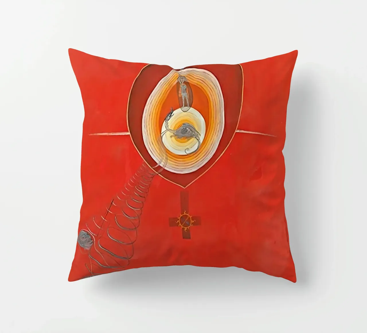 Hilma af Klint - La Colomba n. 08 Gruppo IXUW n. 32 cuscino da William Store