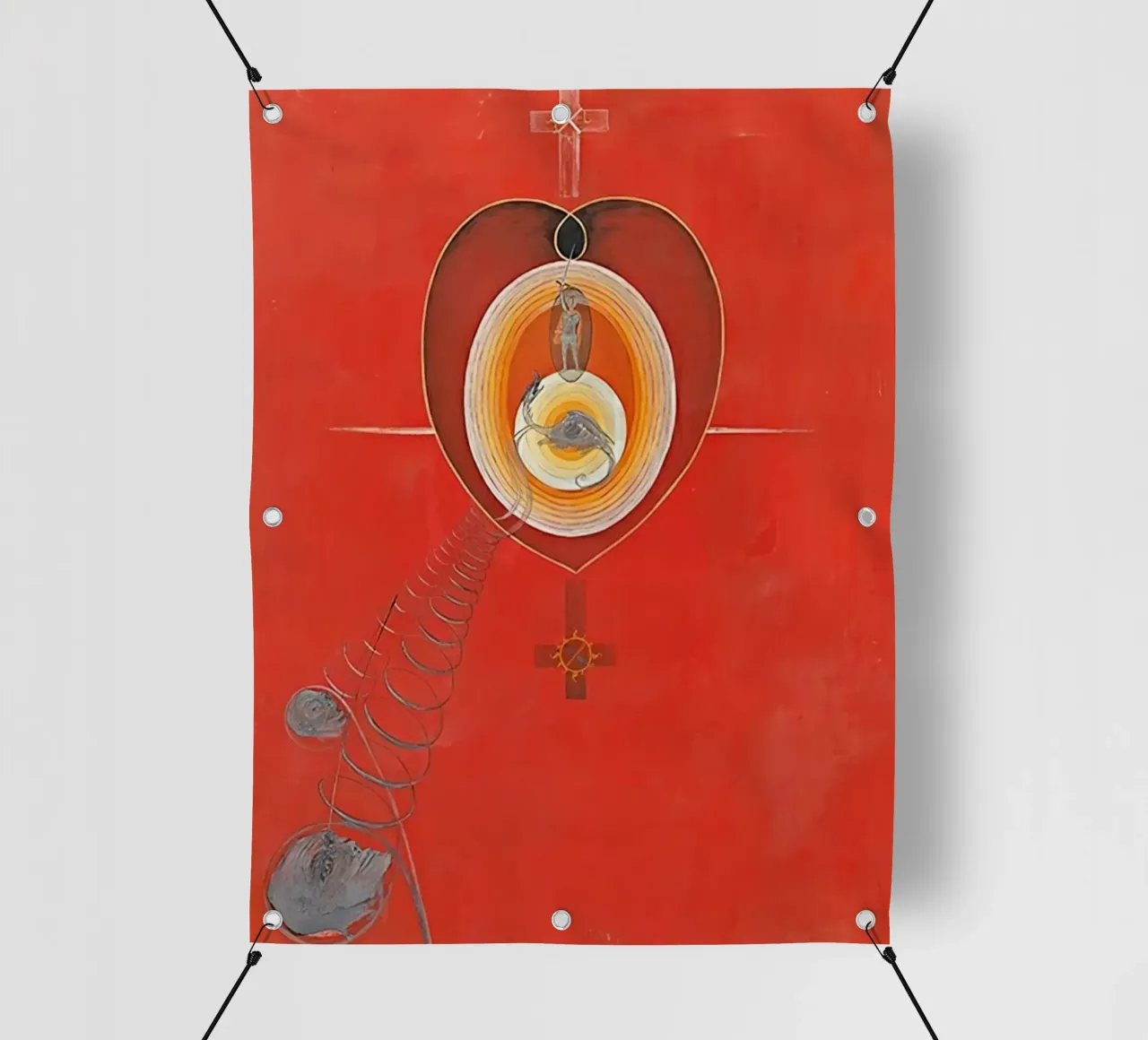 Hilma af Klint - La Colomba n. 08 Gruppo IXUW n. 32 telo in pvc da William Store