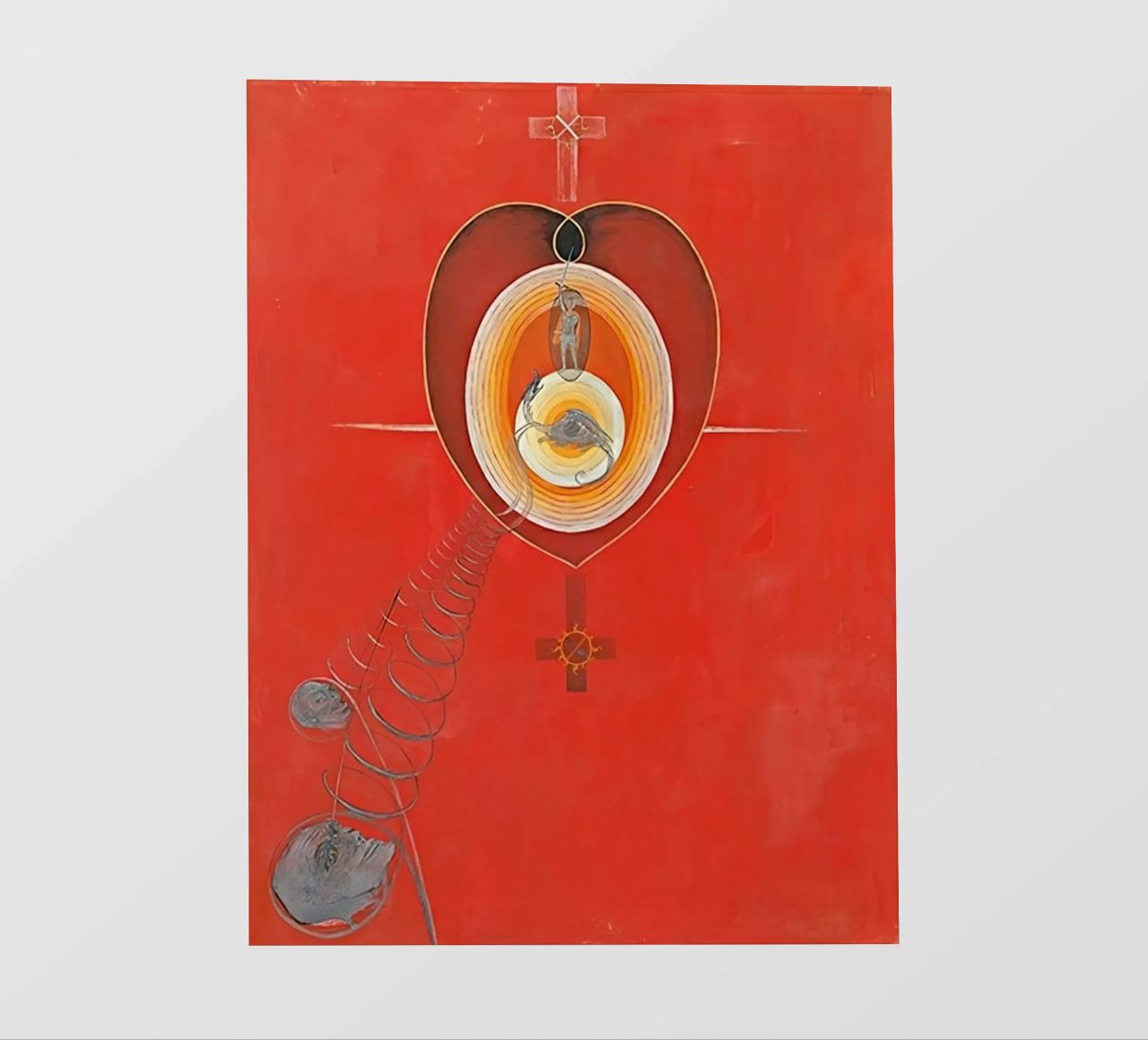Hilma af Klint - La Colomba n. 08 Gruppo IXUW n. 32 telo in pvc da William Store