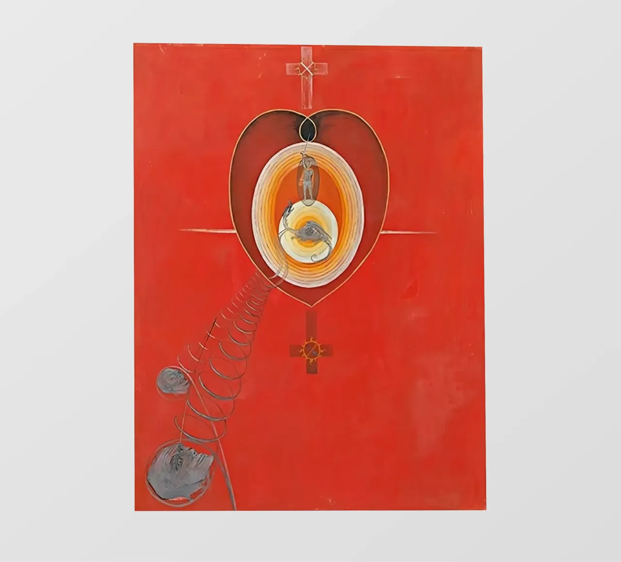Hilma af Klint - La colombe n° 08 Groupe IXUW n° 32 bâche pvc de William Store
