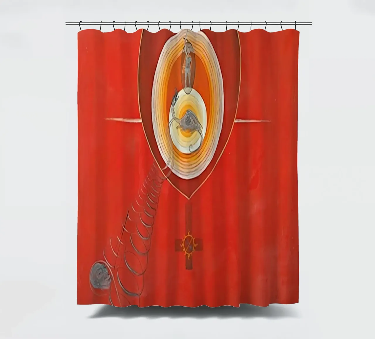 Hilma af Klint - La Colomba n. 08 Gruppo IXUW n. 32 tenda da doccia da William Store