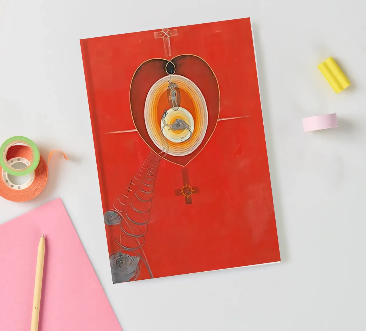Hilma af Klint - La colombe n° 08 Groupe IXUW n° 32 carnet de notes de William Store