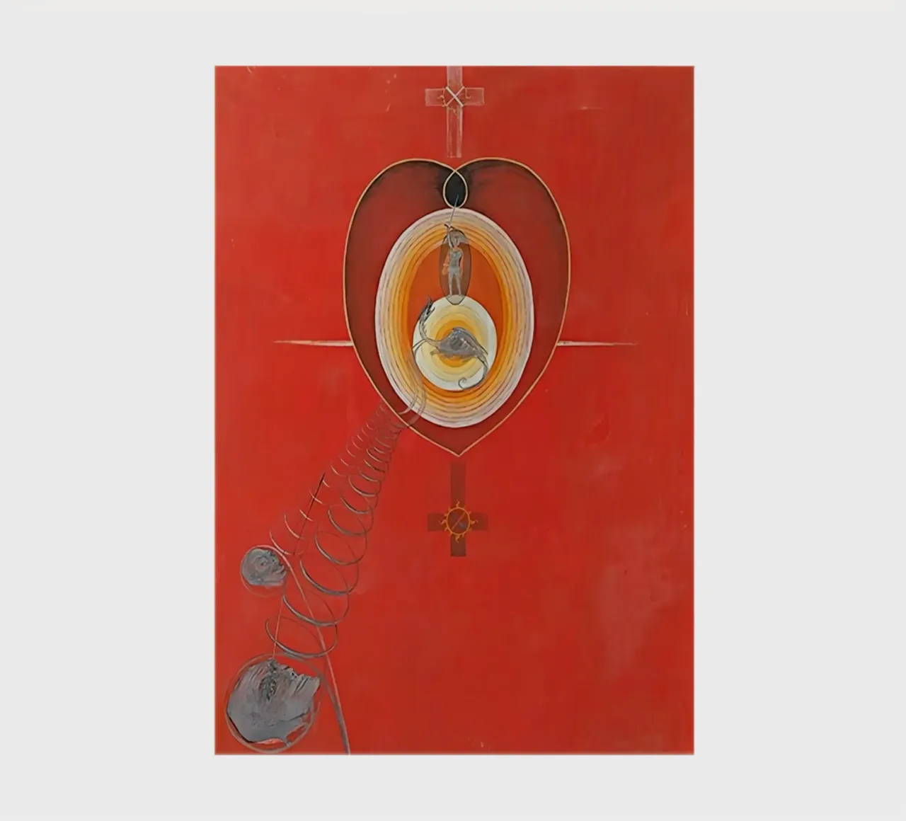 Hilma af Klint - La colombe n° 08 Groupe IXUW n° 32 carnet de notes de William Store