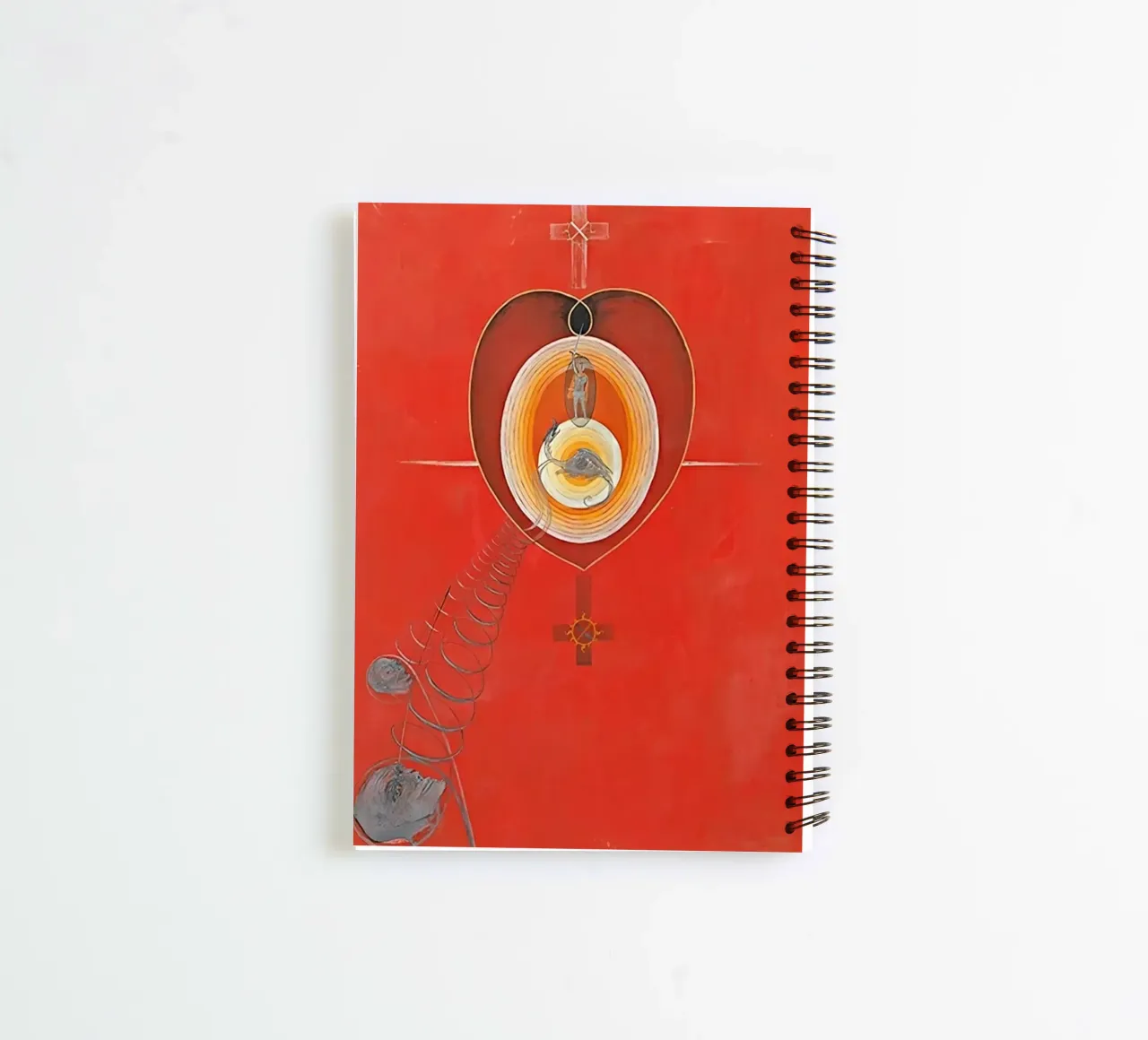 Hilma af Klint - La colombe n° 08 Groupe IXUW n° 32 carnet à spirale de William Store