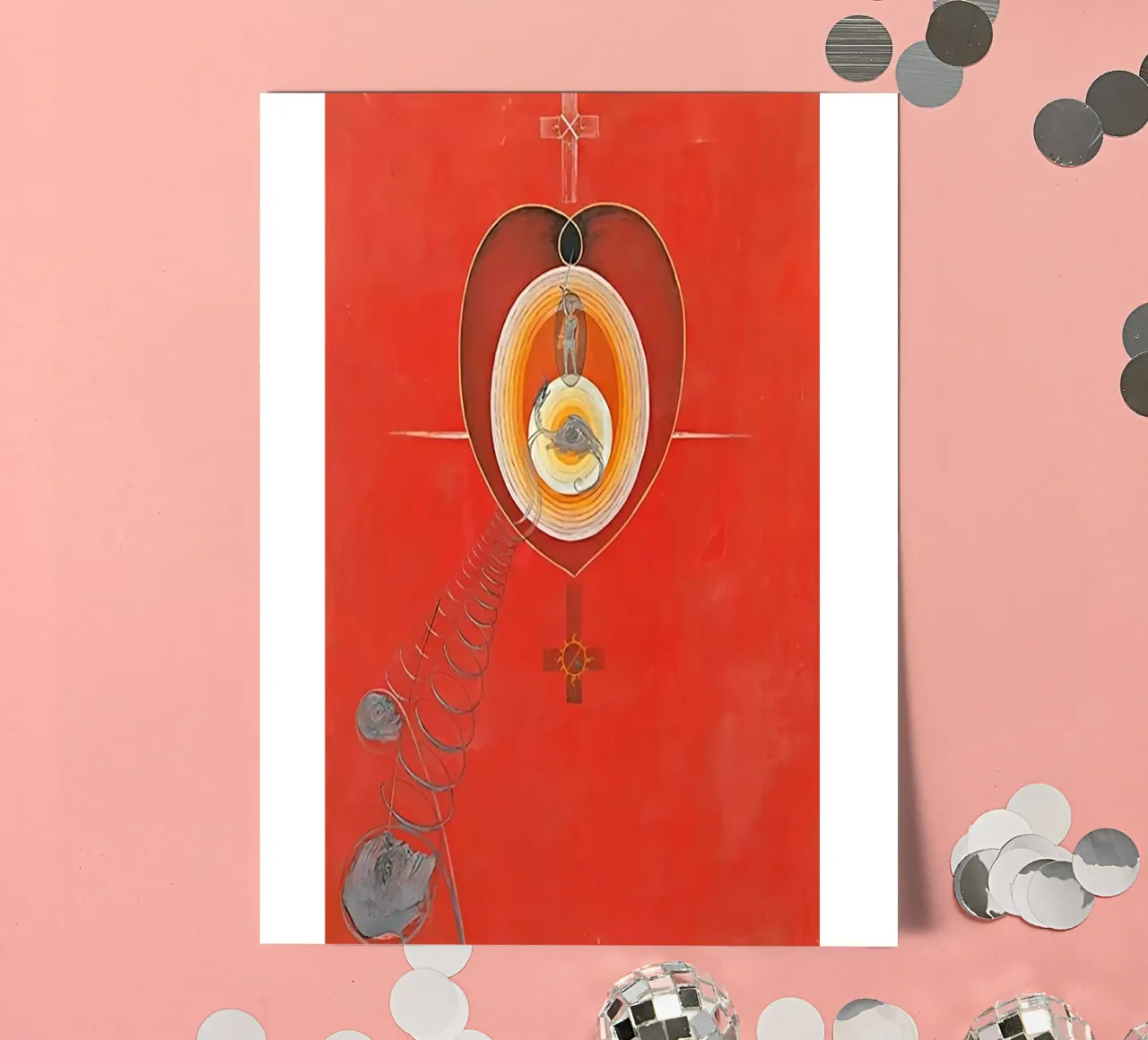 Hilma af Klint - La colombe n° 08 Groupe IXUW n° 32 planche autocollant de William Store