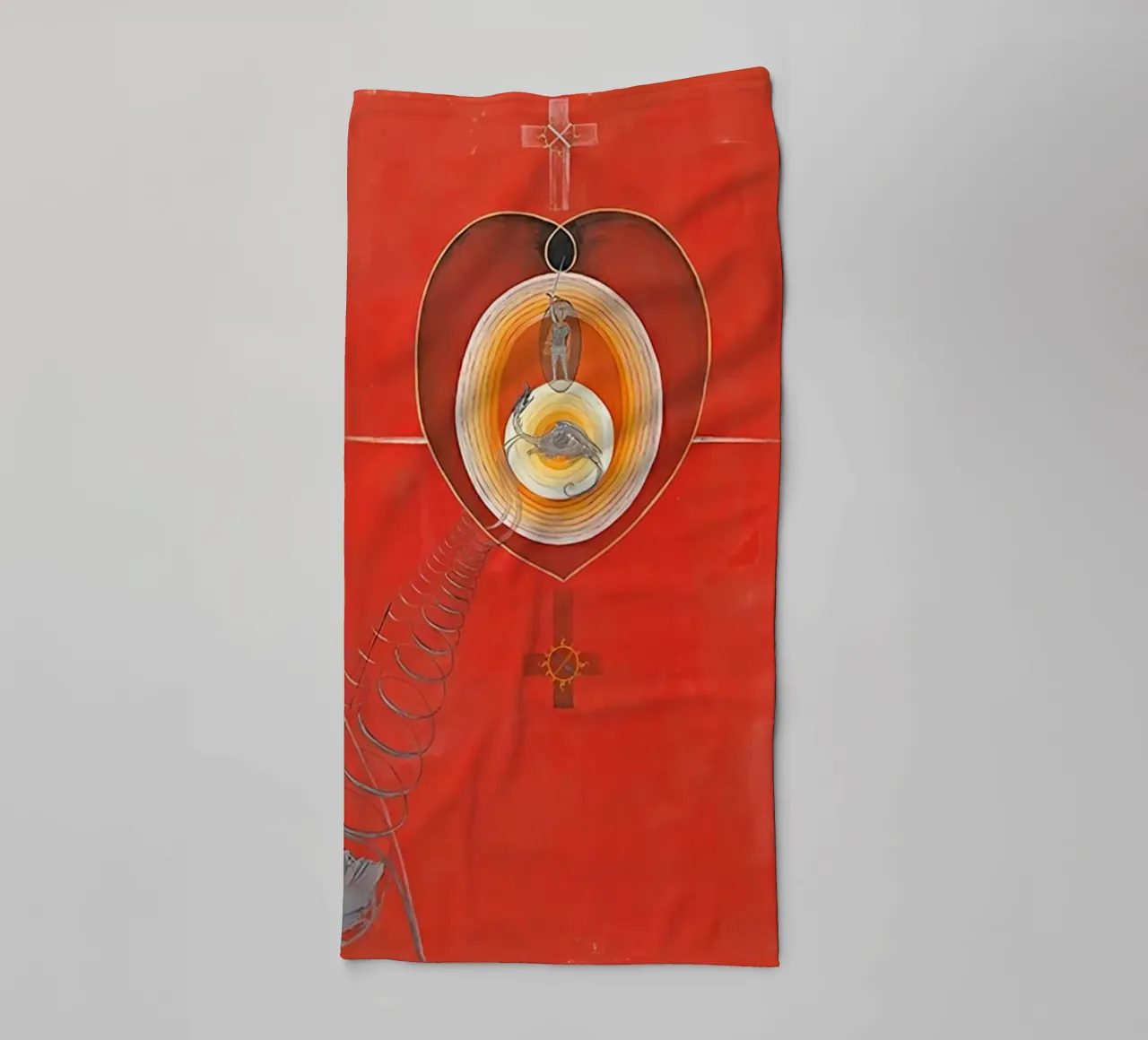 Hilma af Klint - La Colomba n. 08 Gruppo IXUW n. 32 asciugamano da bagno da William Store
