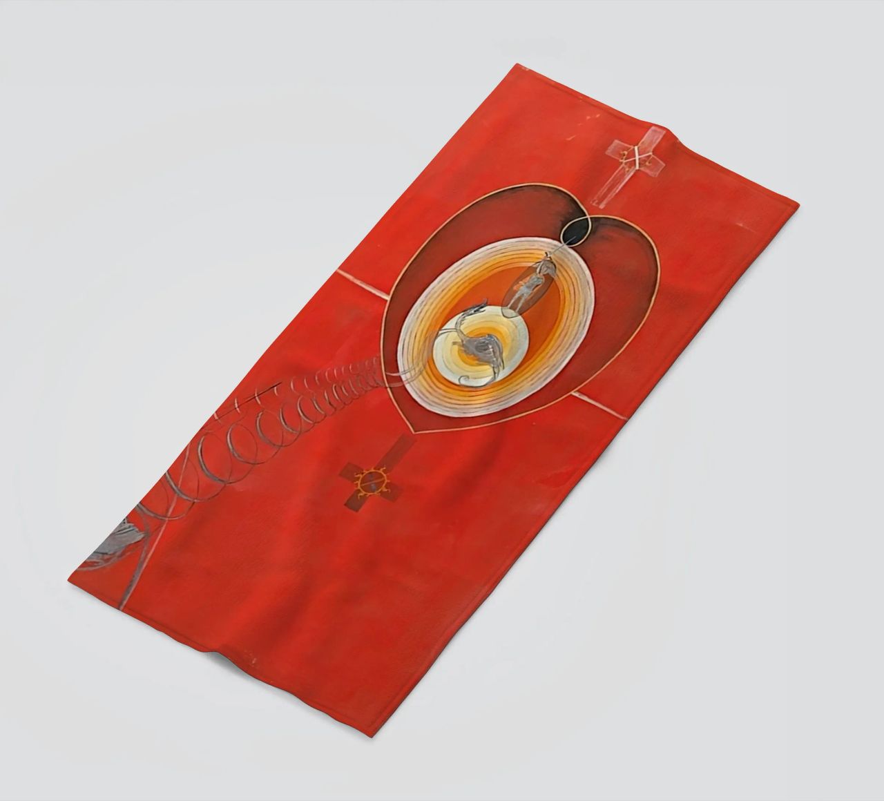 Hilma af Klint - La Colomba n. 08 Gruppo IXUW n. 32 telo mare da William Store