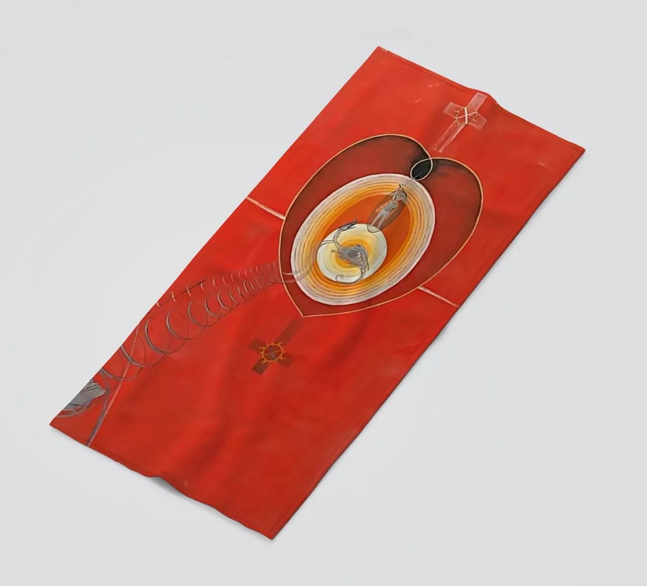 Hilma af Klint - La Colomba n. 08 Gruppo IXUW n. 32 telo mare da William Store
