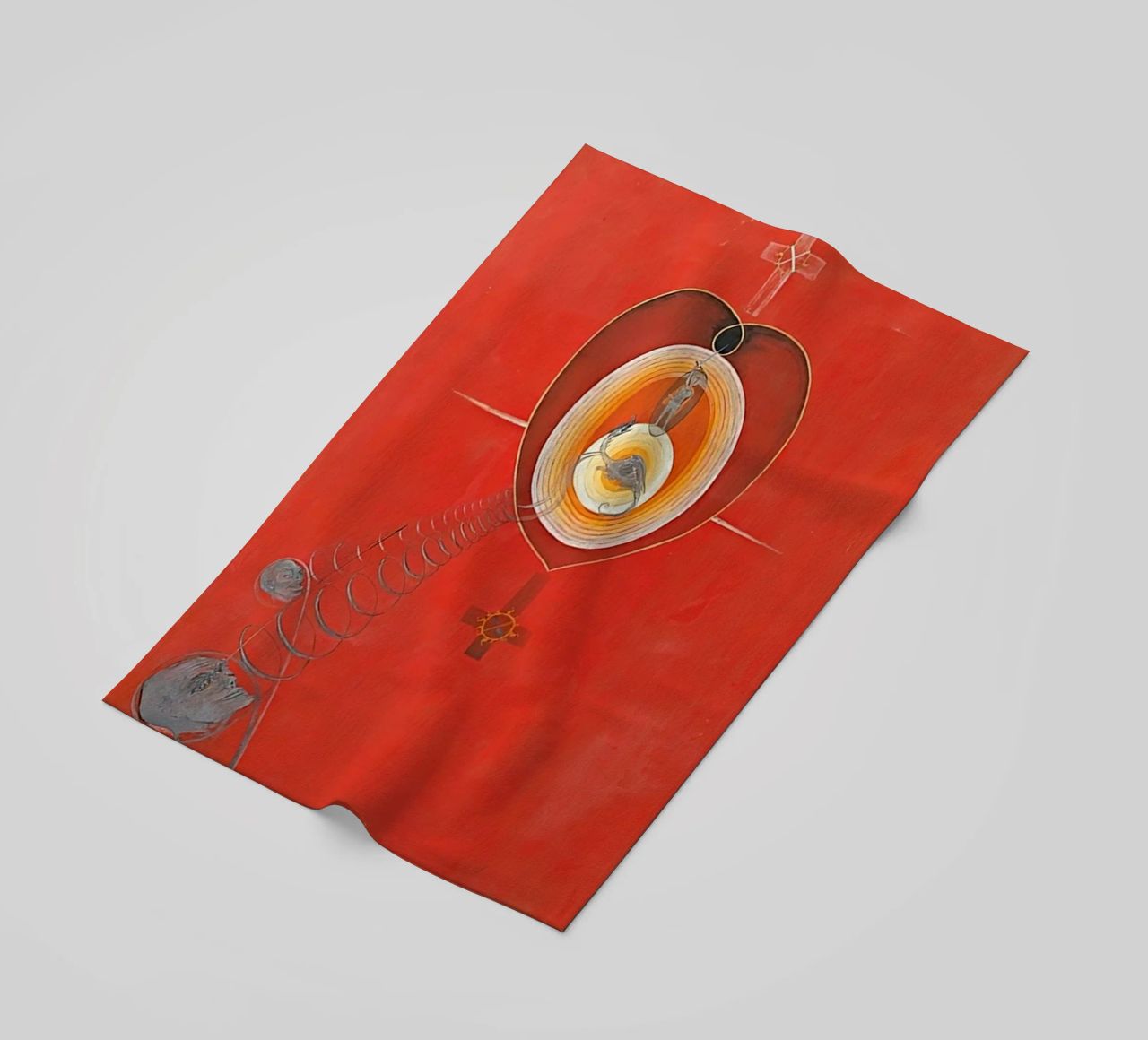 Hilma af Klint - La Colomba n. 08 Gruppo IXUW n. 32 telo mare da William Store
