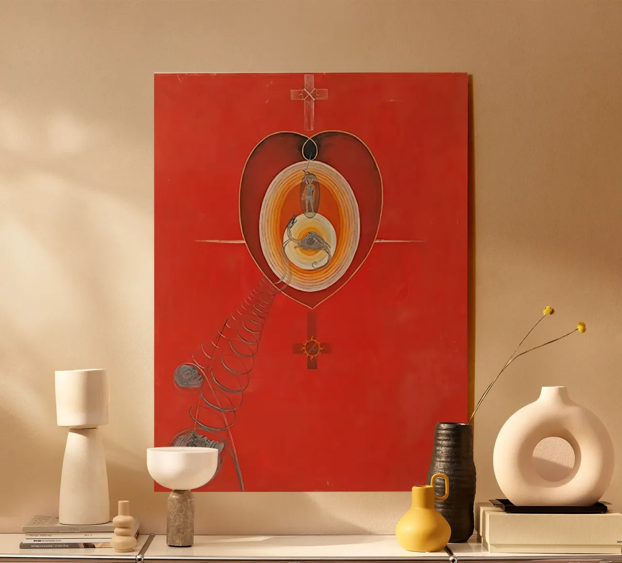 Hilma af Klint - La colombe n° 08 Groupe IXUW n° 32 plexiglas de William Store