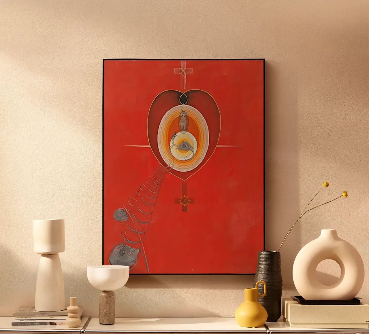 Hilma af Klint - La Colomba n. 08 Gruppo IXUW n. 32 alluminio dibond da William Store