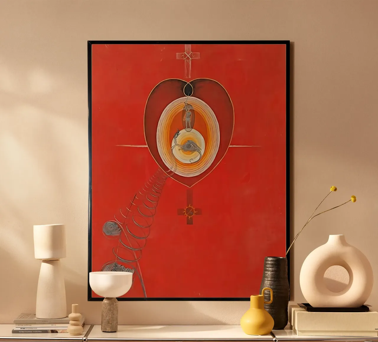 Hilma af Klint - La colombe n° 08 Groupe IXUW n° 32 hahnemühle de William Store