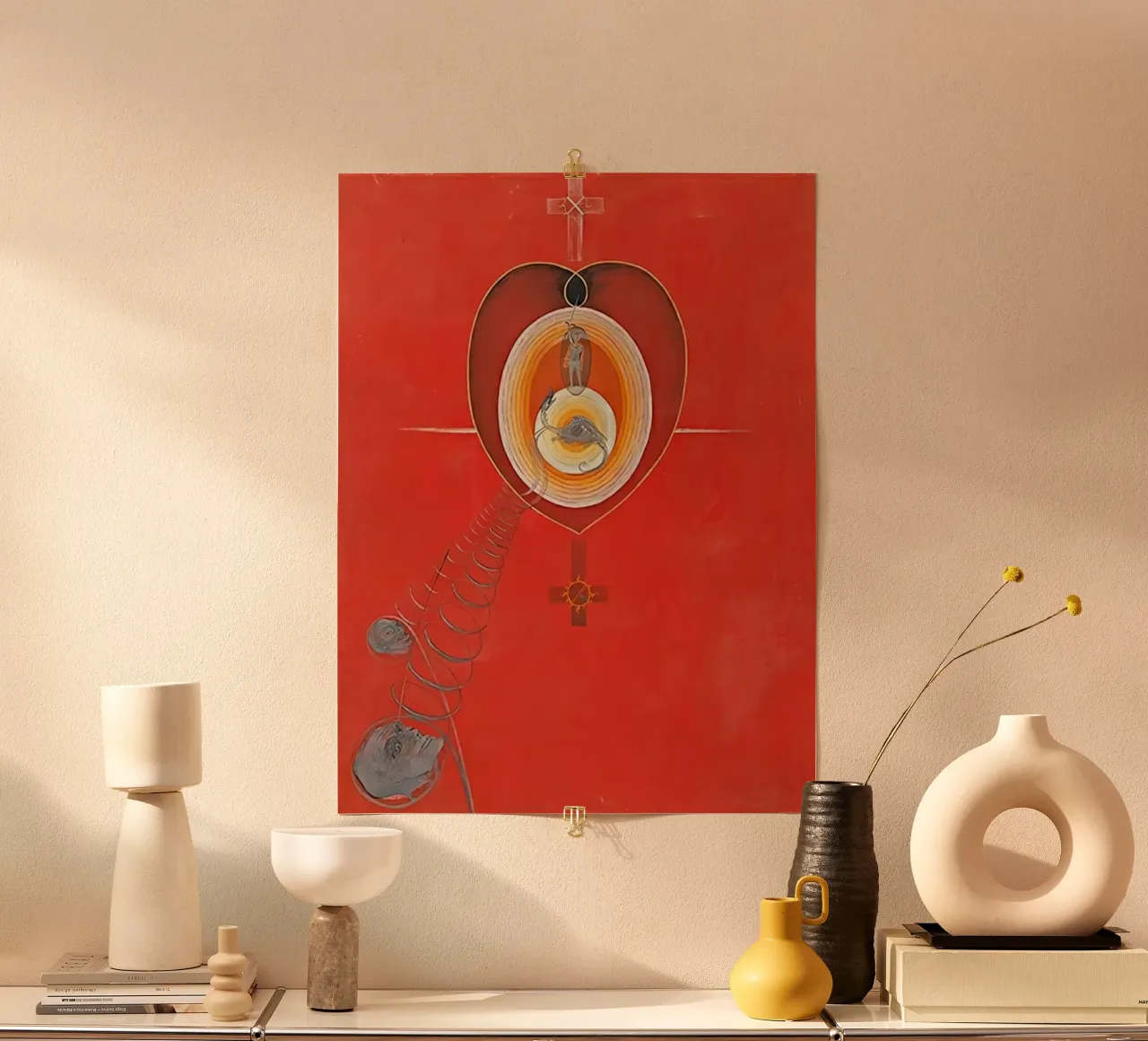 Hilma af Klint - La colombe n° 08 Groupe IXUW n° 32 hahnemühle de William Store