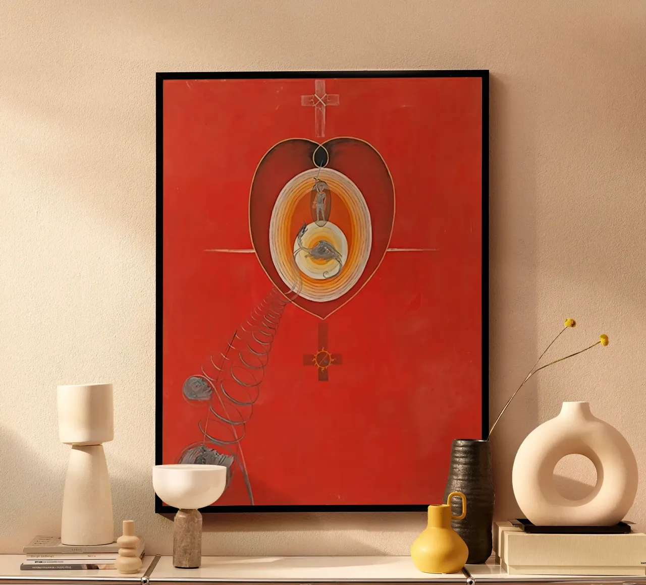 Hilma af Klint - La colombe n° 08 Groupe IXUW n° 32 hahnemühle de William Store