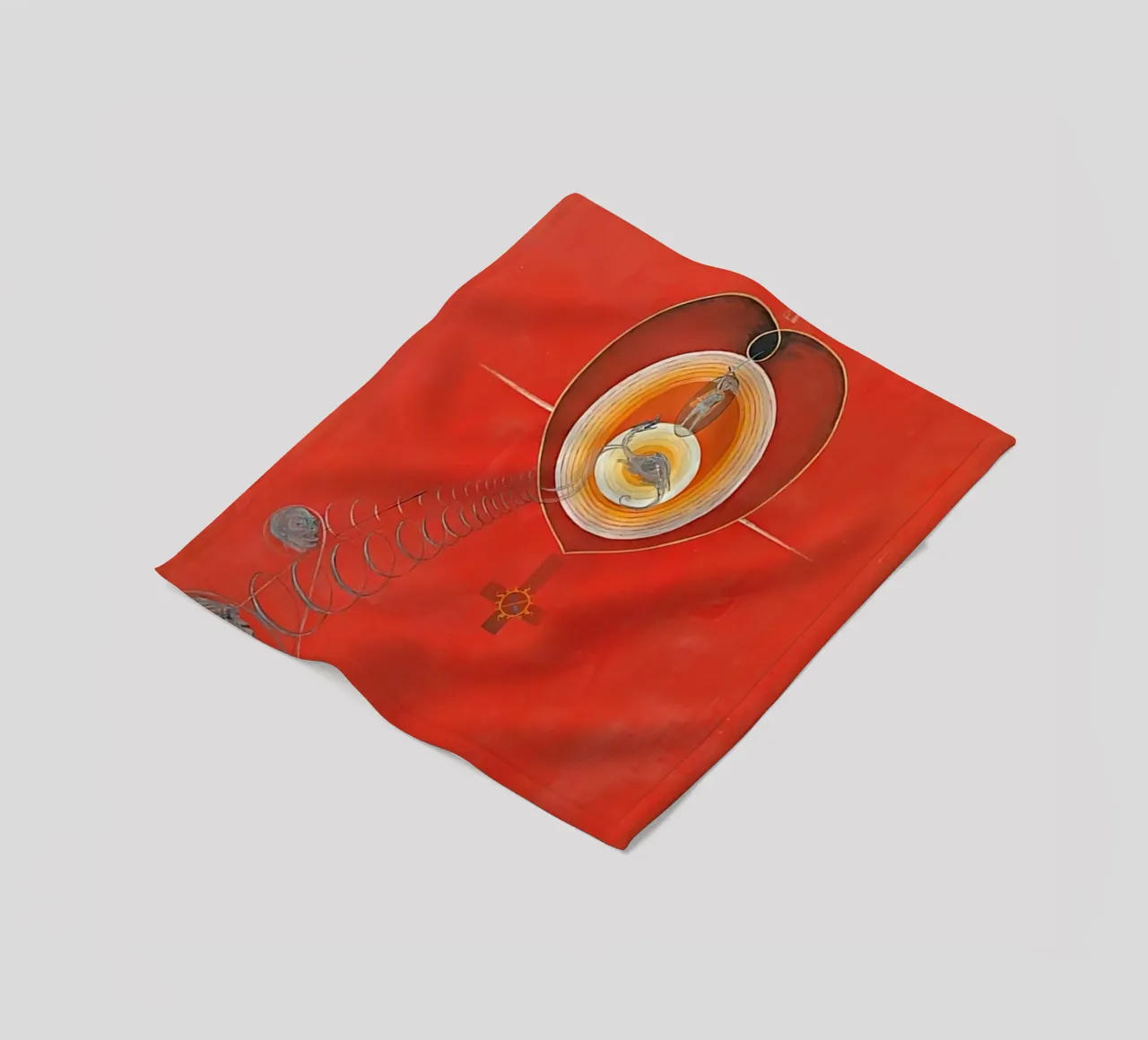 Hilma af Klint - La Colomba n. 08 Gruppo IXUW n. 32 coperta in pile da William Store