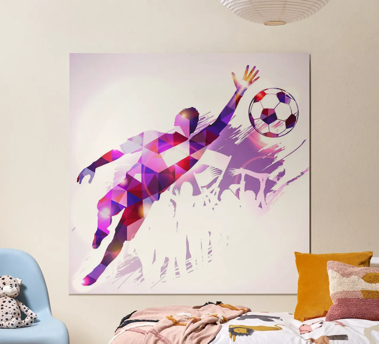 Portiere di calcio poster con telaio in alluminio da Jose Kautz