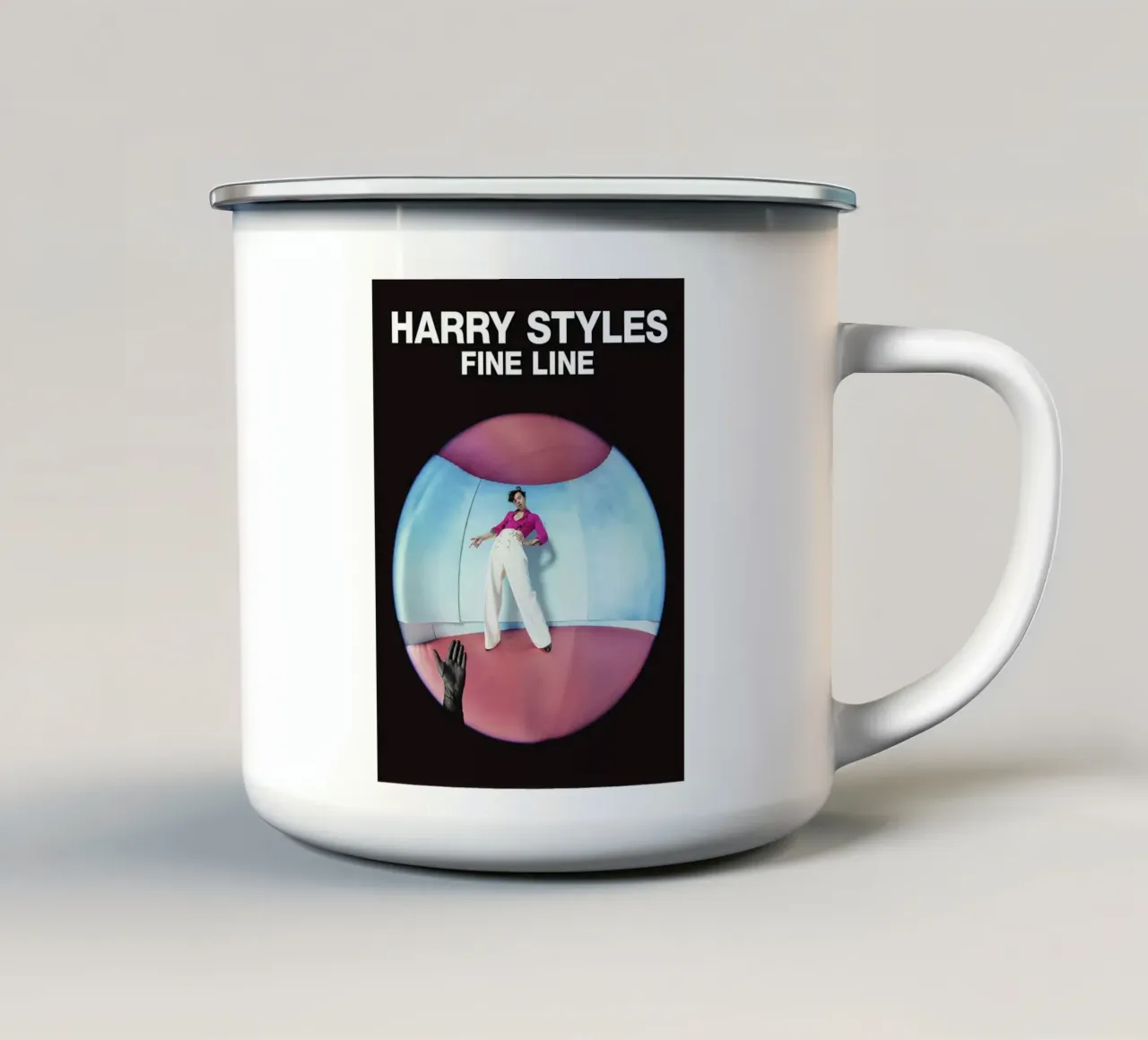 FIne Line Style Harry Styles tazza in smalto da Retro Store
