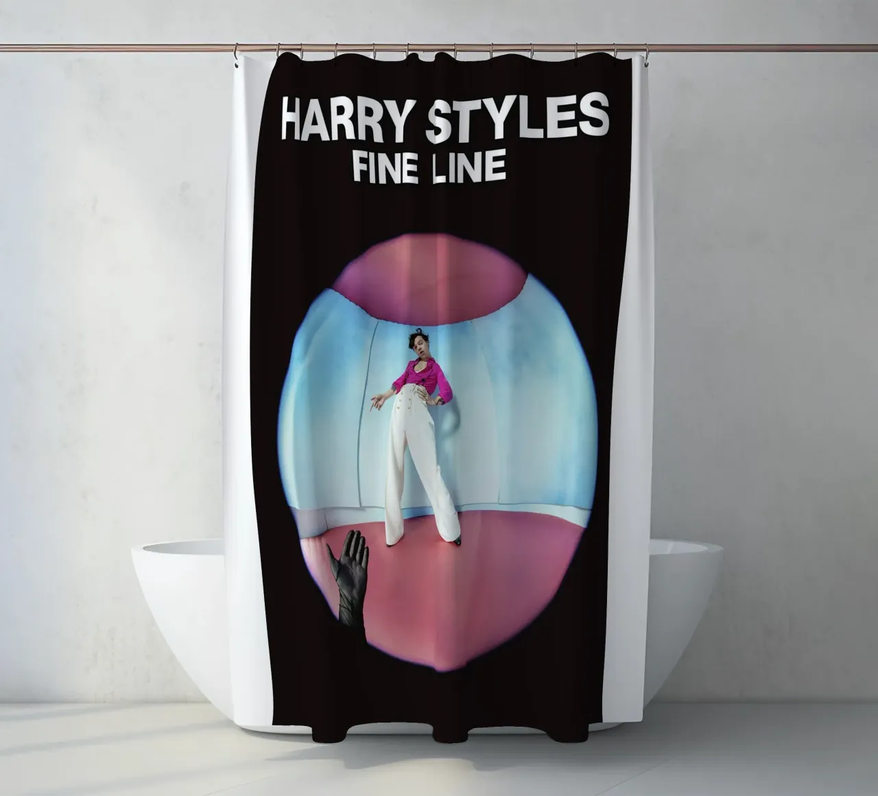 FIne Line Style Harry Styles tenda da doccia da Retro Store