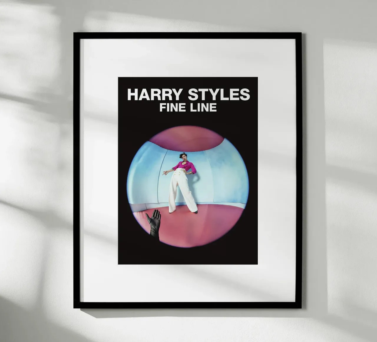 FIne Line Style Harry Styles poster con telaio in plastica da Retro Store