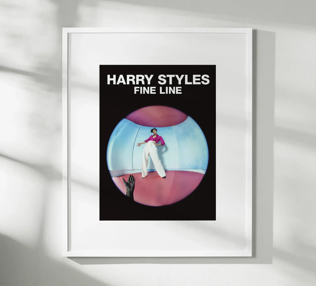 FIne Line Style Harry Styles poster con telaio in plastica da Retro Store