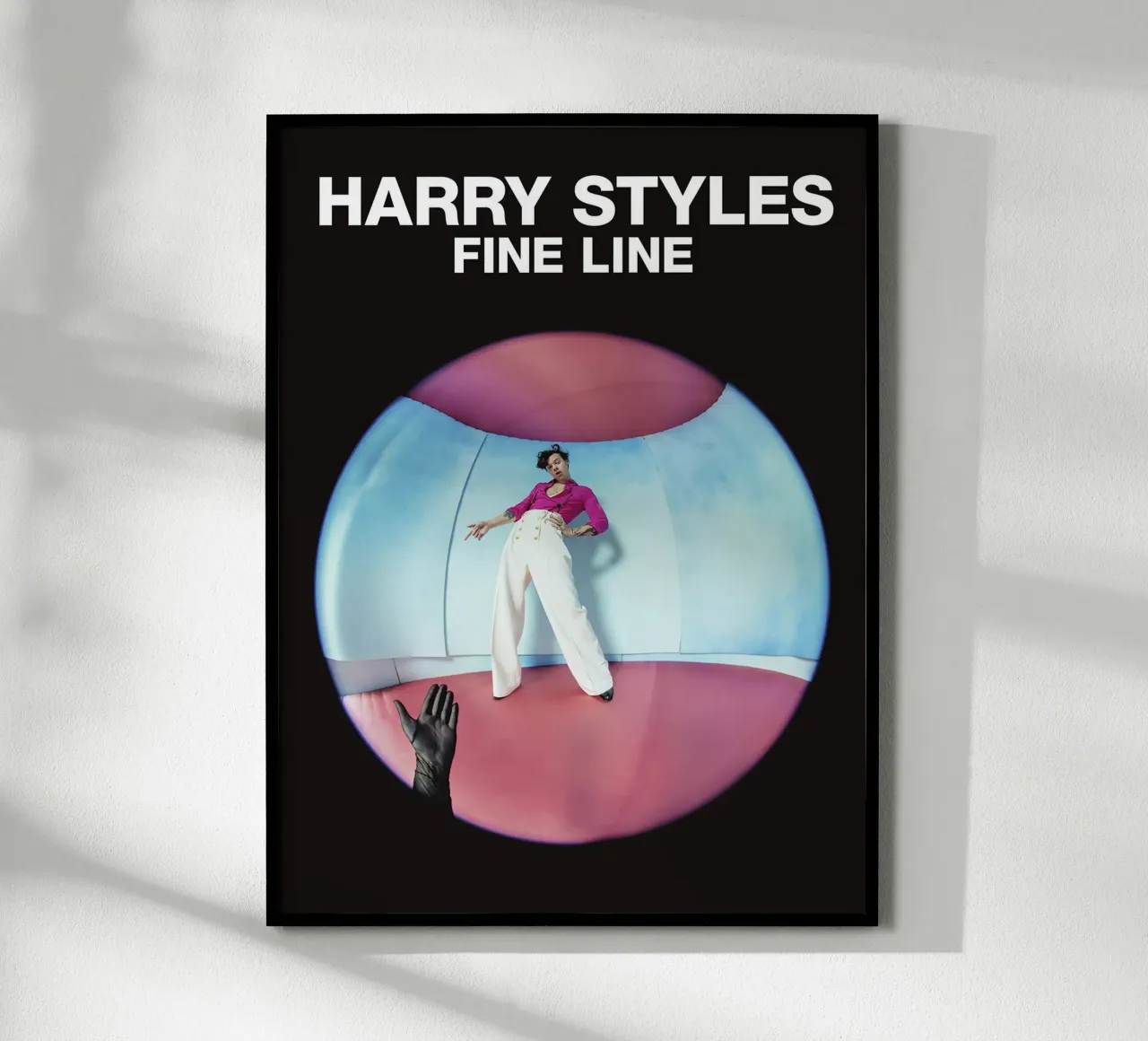 FIne Line Style Harry Styles poster con telaio in plastica da Retro Store