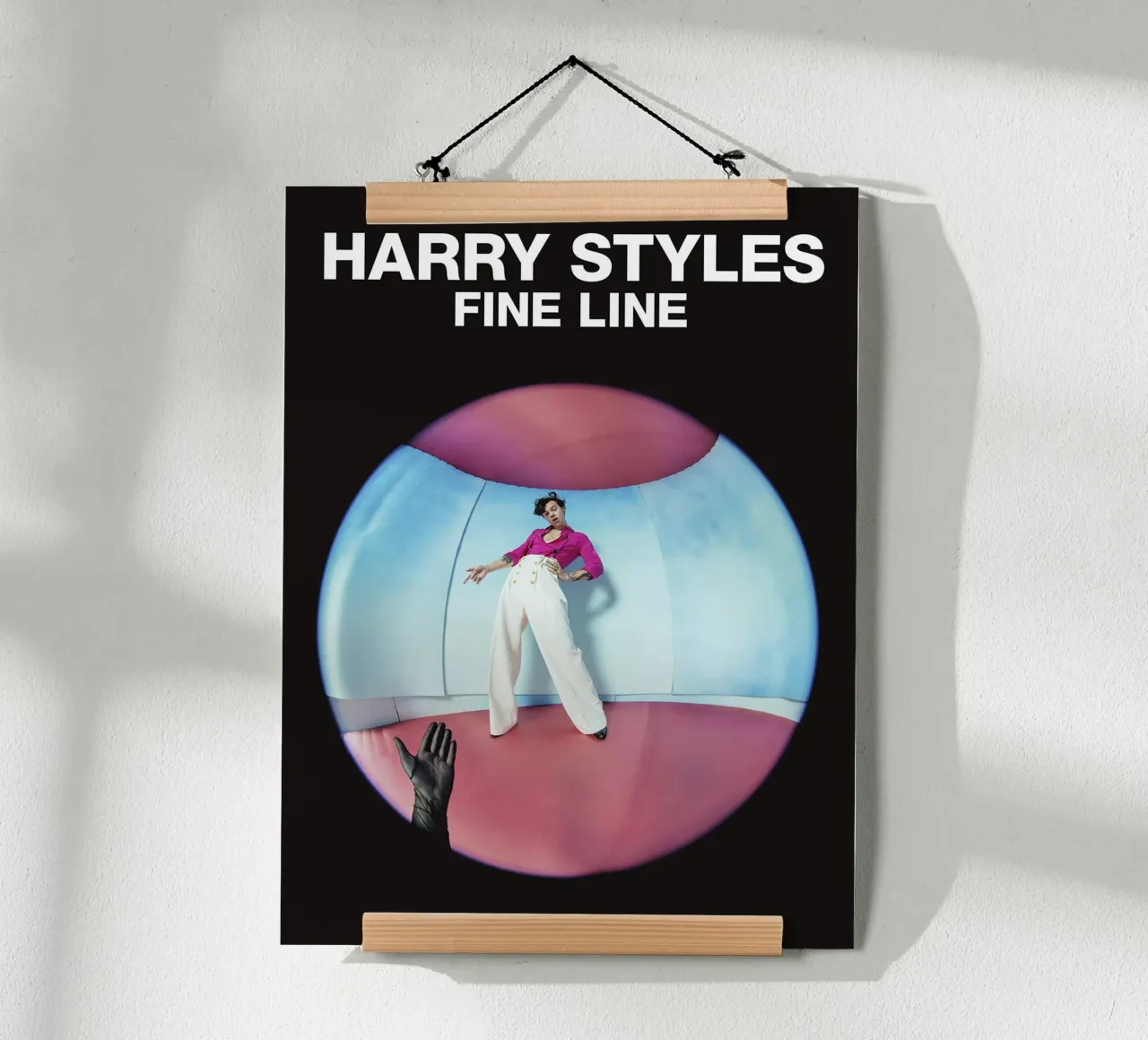 FIne Line Style Harry Styles poster con telaio in plastica da Retro Store