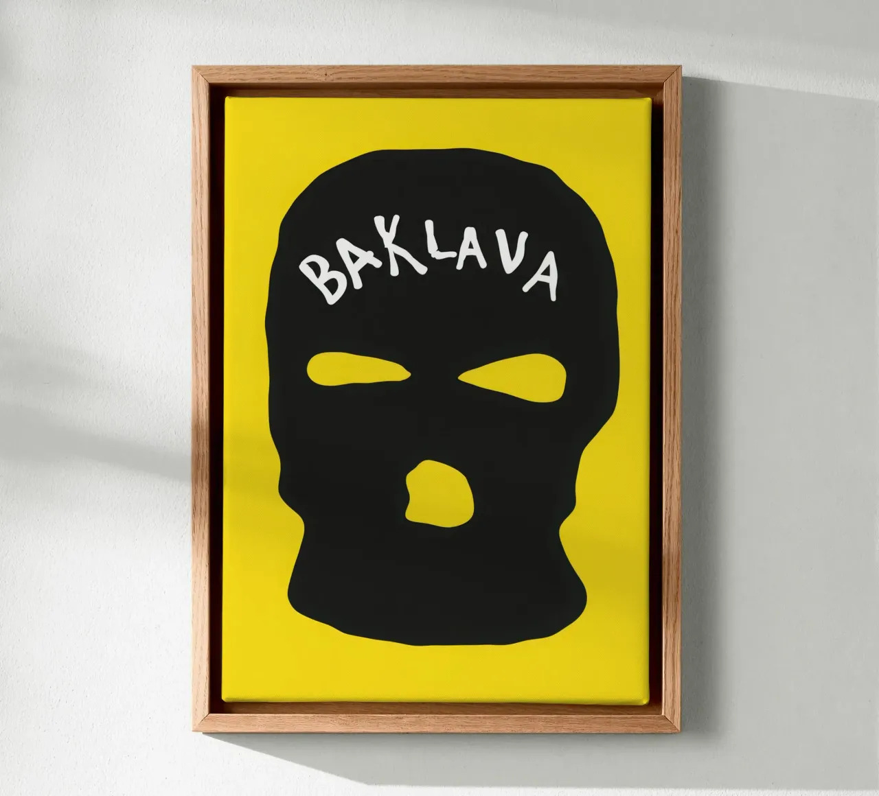 Baklava tela con Cornice a cassetta da Harley Rice