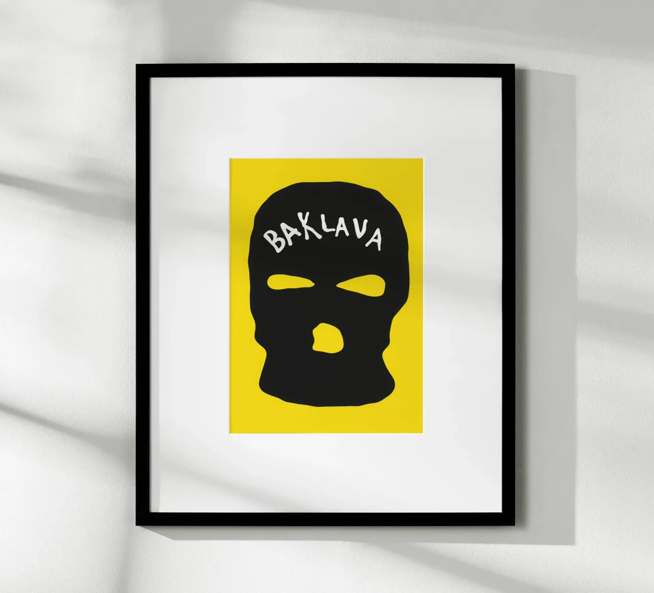 Baklava poster con telaio in plastica da Harley Rice